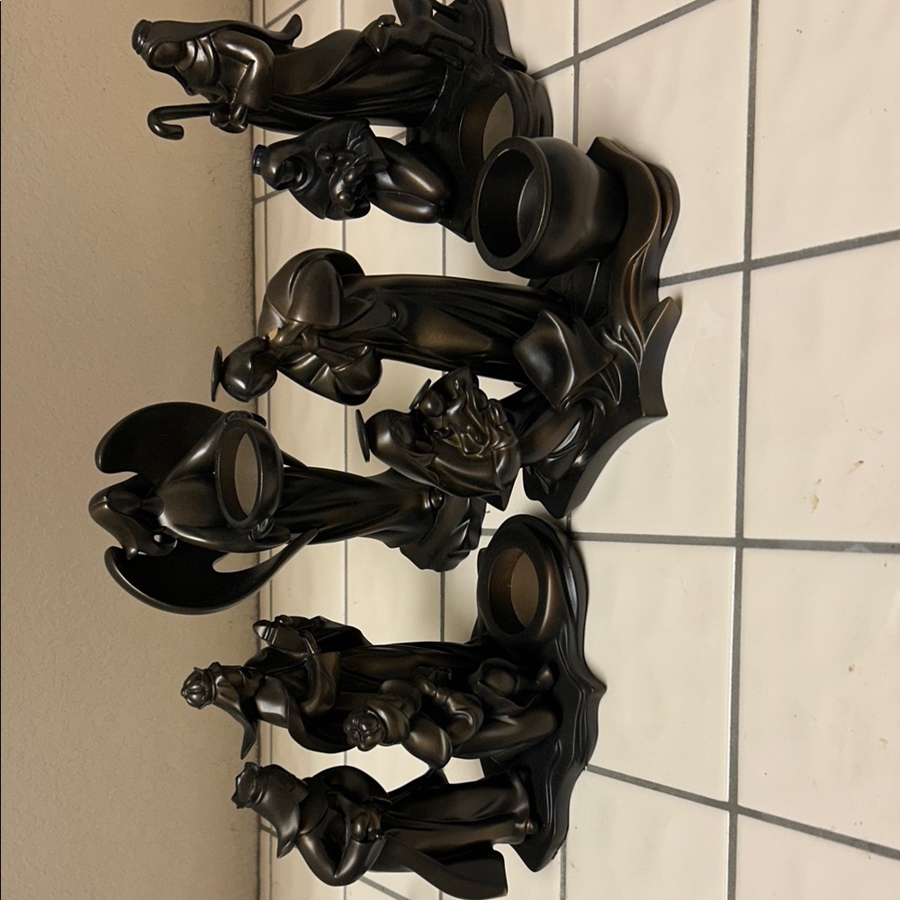 Bronze Nativity Scene Figurines